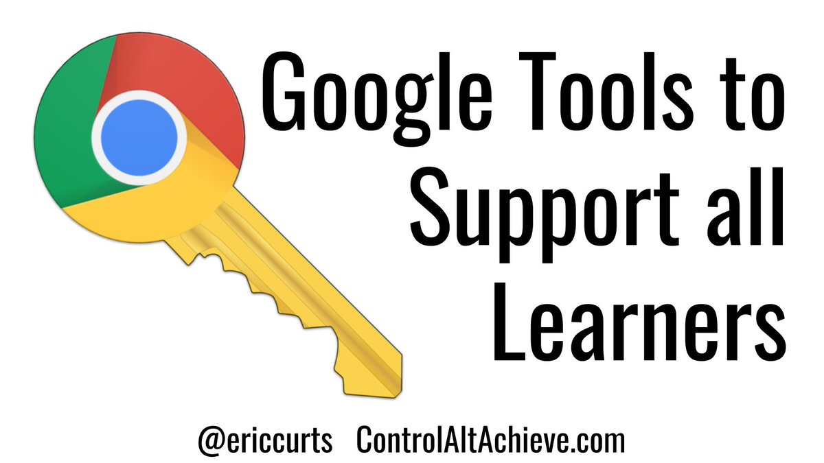 ericcurts's tweet image. Google Tools to Support all Learners docs.google.com/document/d/1Jr… #GoogleEDU
#ControlAltAchieve