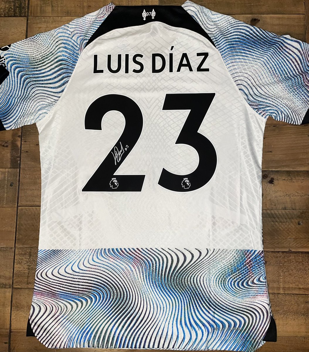 AdamGraphs's tweet image. SIGNED LUIS DIAZ LIVERPOOL FC 22/23 SHIRTS