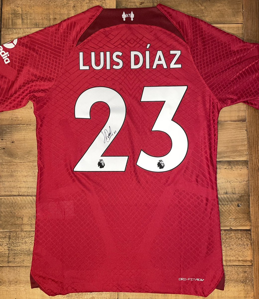 AdamGraphs's tweet image. SIGNED LUIS DIAZ LIVERPOOL FC 22/23 SHIRTS