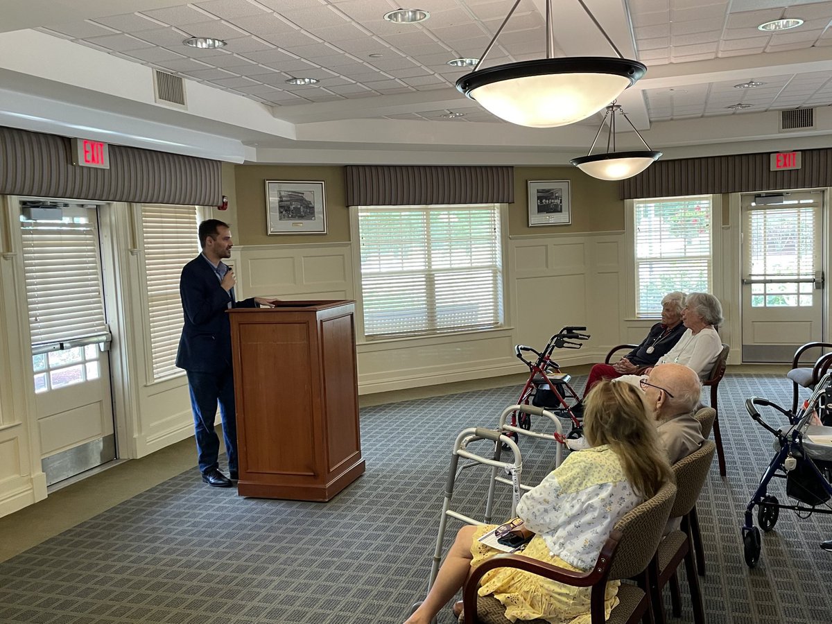 I enjoyed speaking to folks at Tamarisk in Warwick this afternoon. (This being Rhode Island, I ran into my great aunt’s former bridge partner and her husband.)