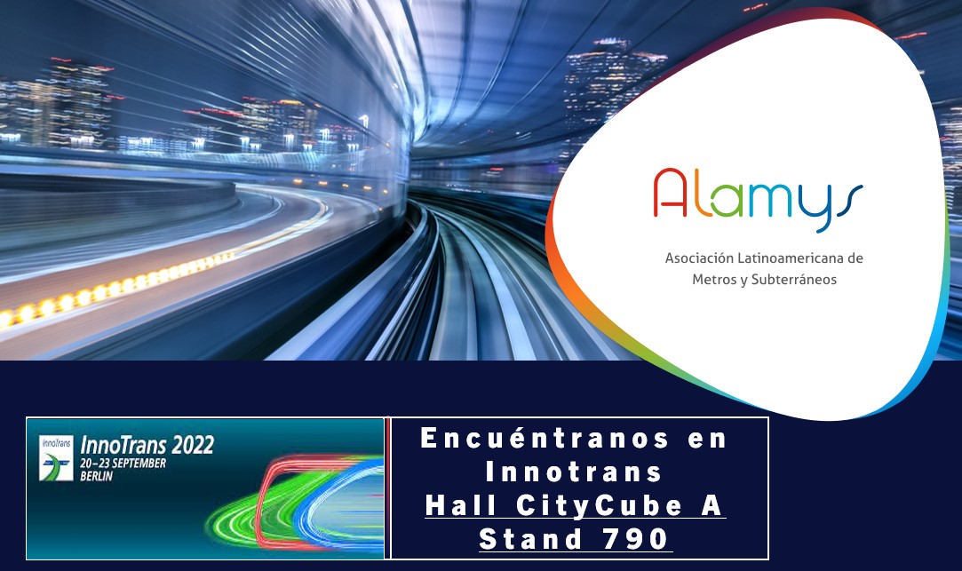 Estaremos en <a href="/InnoTrans/">InnoTrans</a> del 20 al 23 de septiembre, la feria internacional líder del rubro metroferroviario, encuéntranos en Hall CityCube A - Stand 790! 🚇🚉🚈