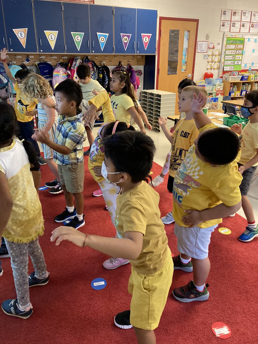 Working and playing on yellow day!