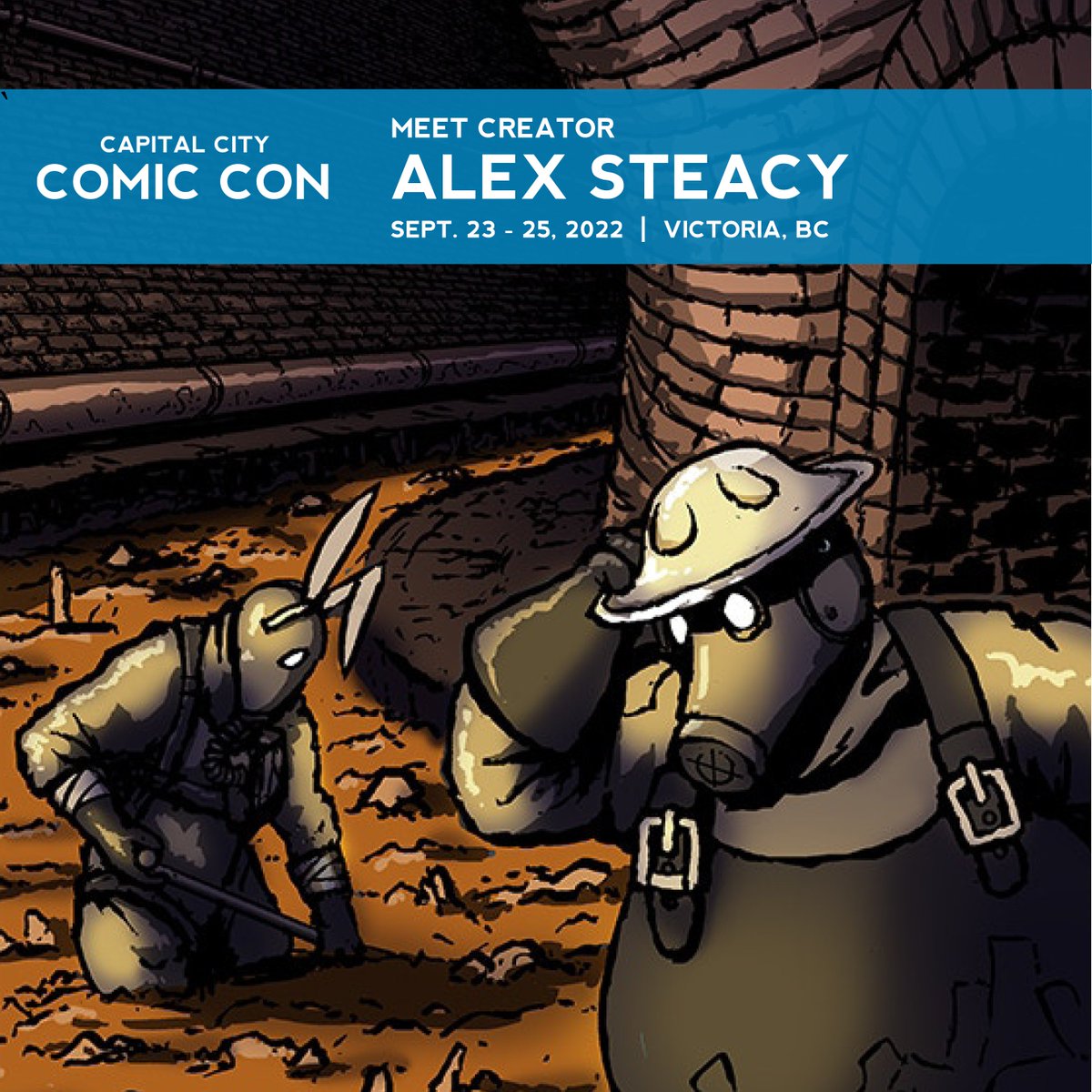 capcitycomic's tweet photo. . @alexsteacy is a Canadian graphic novelist and illustrator working in both traditional and digital media. More: https://t.co/fy9yMsnH6u
#alexsteacy #capcitycomic #creatorguest #yyjevents https://t.co/vosAdr1GbY