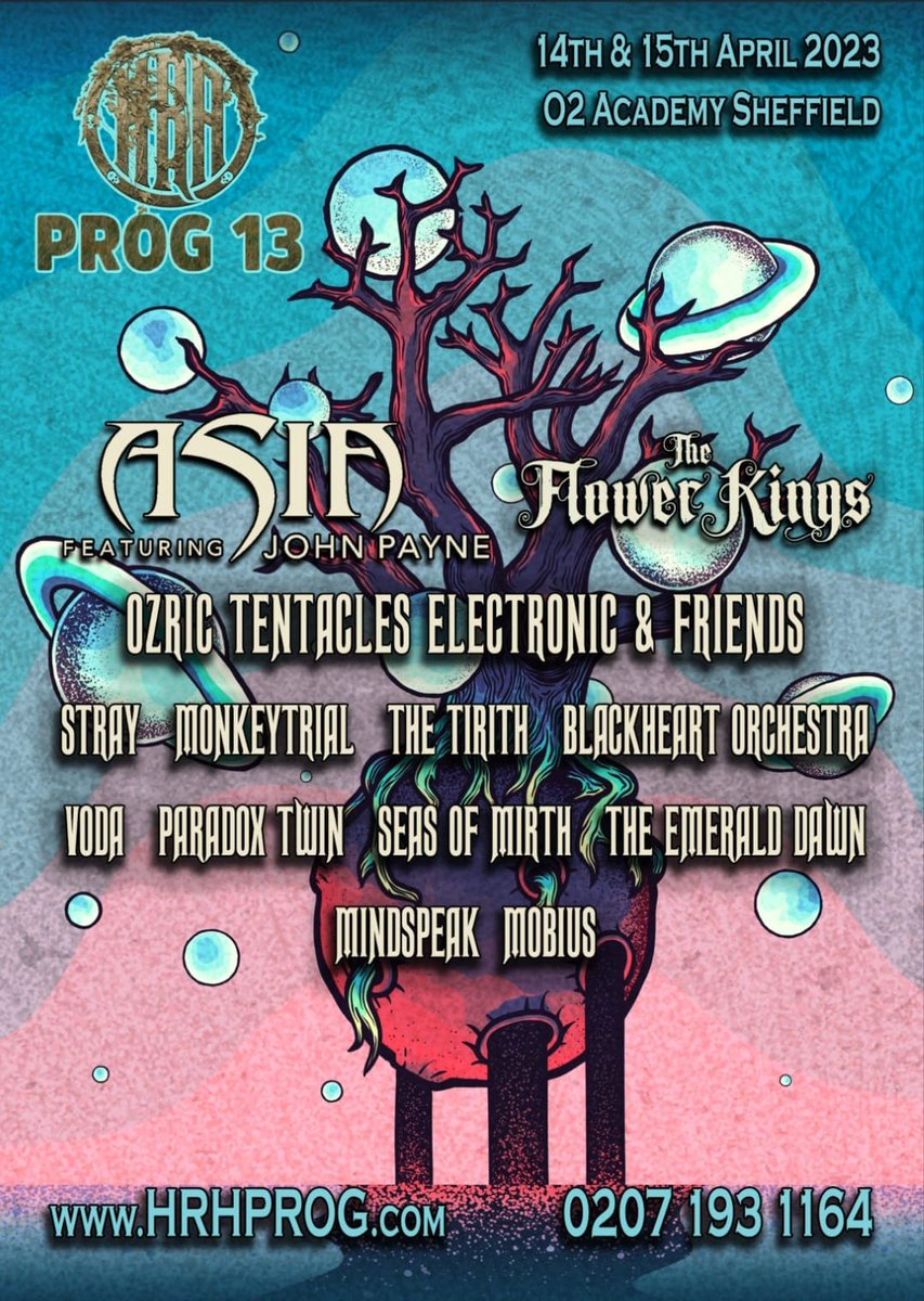 Another show added for next year.

We are playing at the legendary <a href="/HRHProgFestival/">HRH Prog Festival</a>  13.

For tickets please visit HRHPROG.com