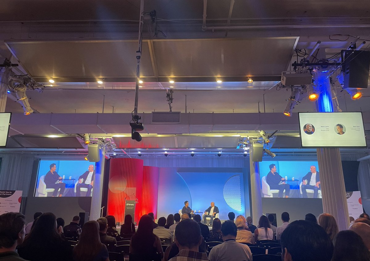 Day 1 <a href="/PrimaryVC/">Primary</a> <a href="/InspiredCap/">Inspired Capital</a> #NYCSummit 
Inspired by the reflection of <a href="/MarcLore/">Marc Lore</a> on "spotakes": smart, passionate, optimistic, tenacious, adaptable, kind, and empathetic visionaries. 

Scout supports founders who create tech that makes the world a better, safer place.

#dualuse