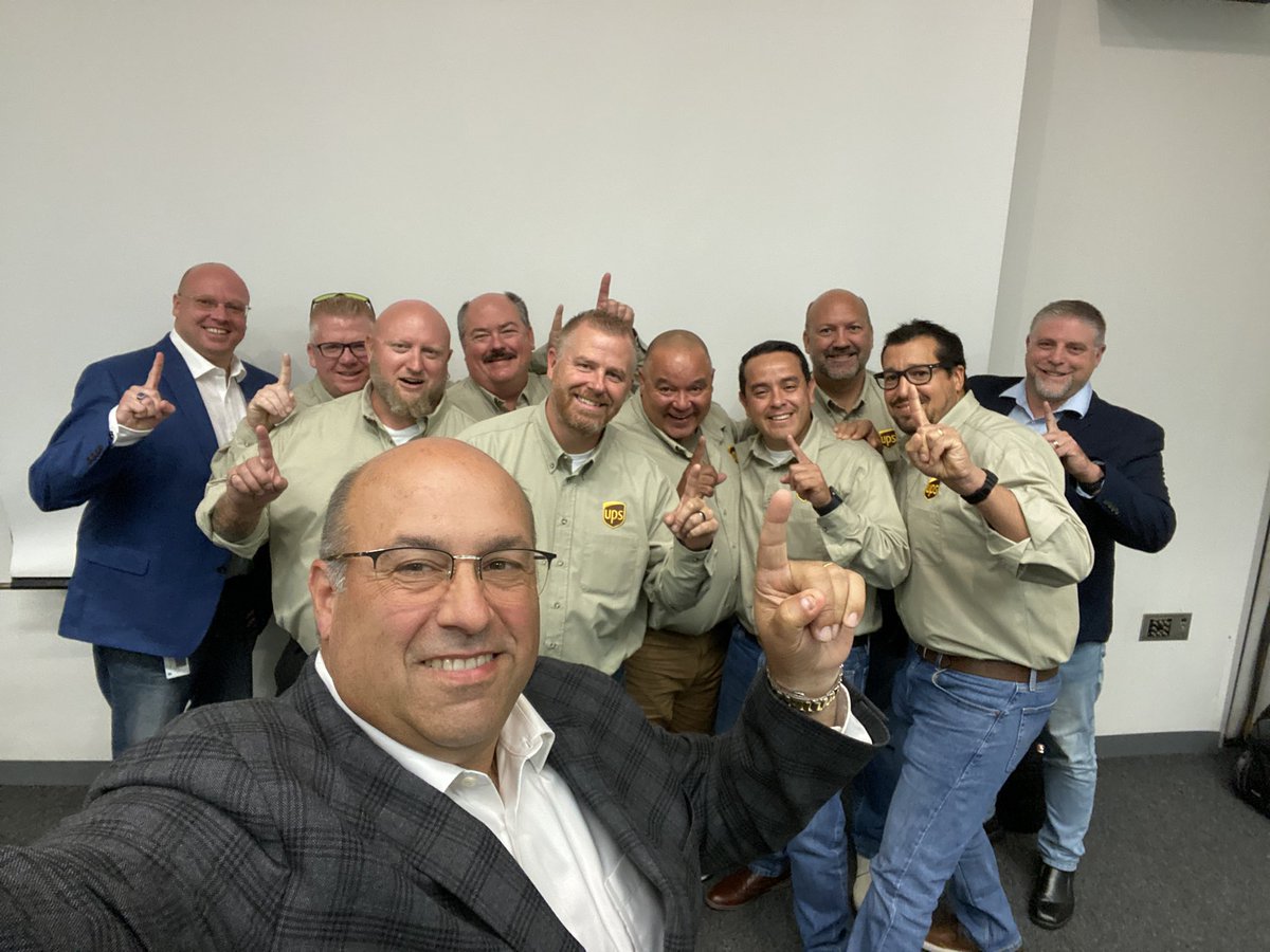 Was able to spend some time recognizing 8 of the 25 UPS Champions that showcased their driving skills at the National Truck Driving Championship. So proud of this group! #proudupsers