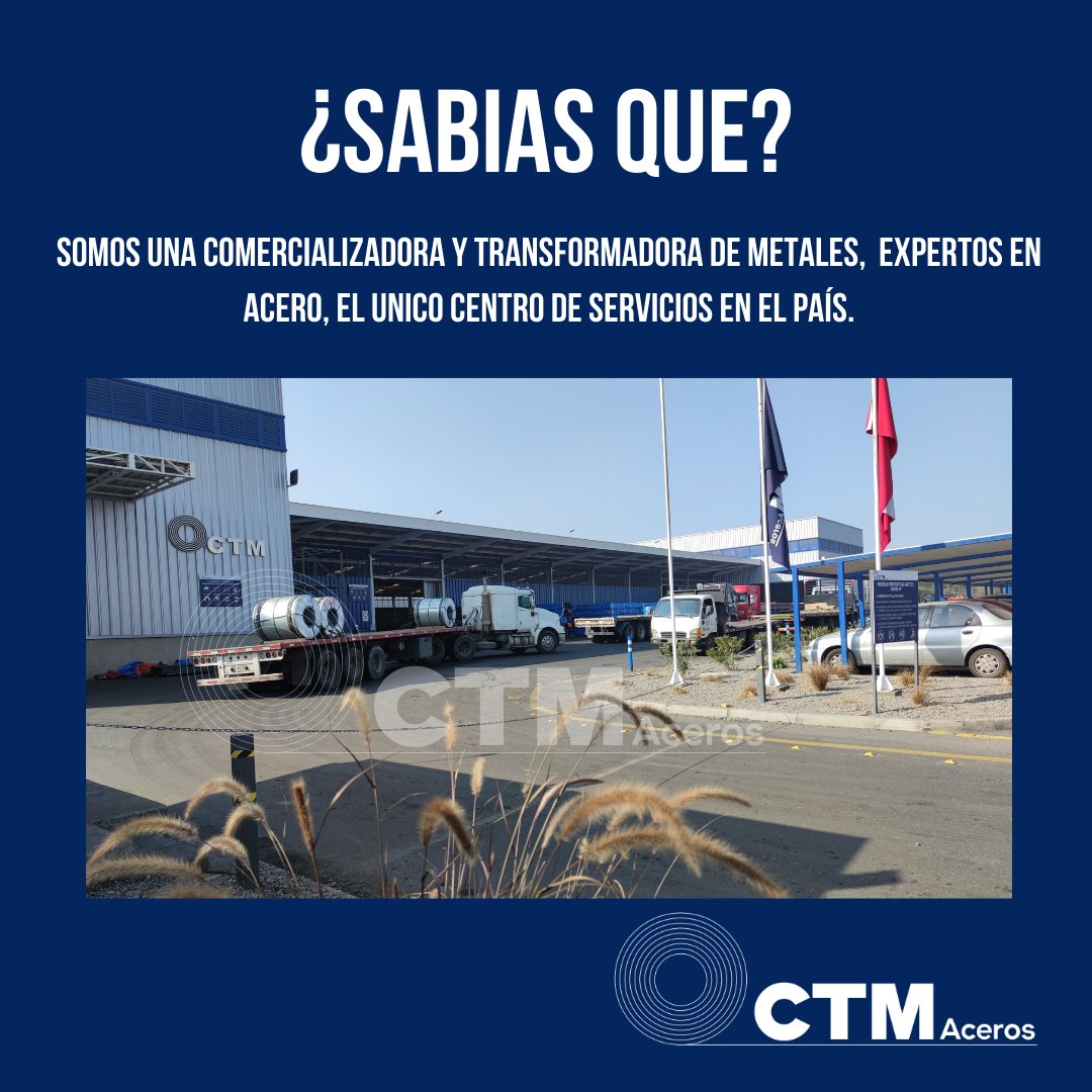 CtmAceros's tweet photo. Si, Somos CTMaceros Comercializadora y transformadora de metales y contamos con tecnología de punta para la fabricación de tubos, perfiles, cumpliendo con las normas chilenas.
en CTMaceros estamos comprometidos con nuestros clientes, ofreciéndoles calidad y rápidas respuestas. 🙌 https://t.co/K6EUrFPXBr