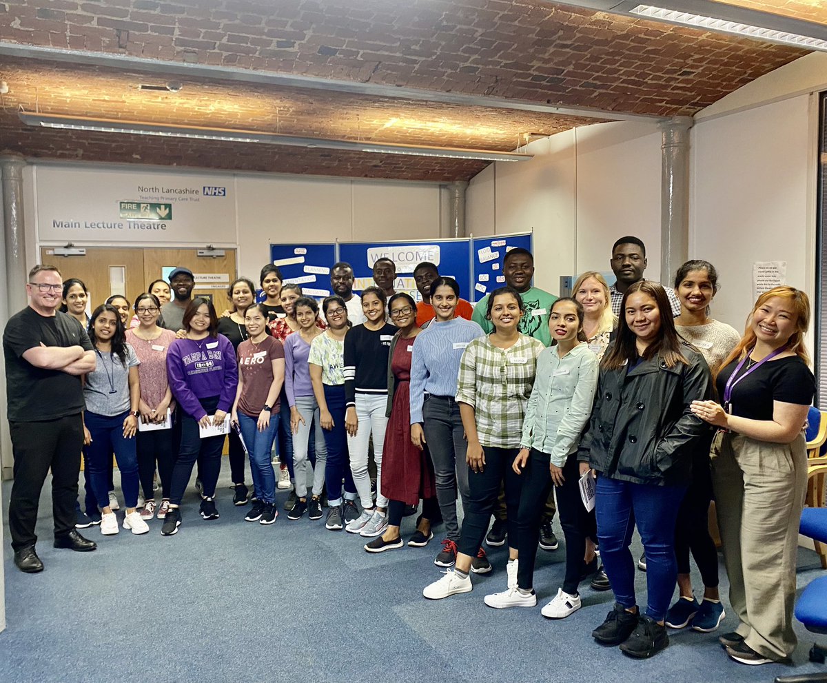 missajpinay's tweet photo. 25 IEN’s🌍 , IRPB biggest cohort. Virtual meet at interviews, pre-departure &amp; post arrival. Delivery of food hampers, welcome greet at their lovely 🏠. Now, meeting them all in flesh! Another warm welcome from our DCNs, ACN, Jane Lewis, Union Rep and OSCE team 🥰@UHMBT https://t.co/JpPN6u28Pc