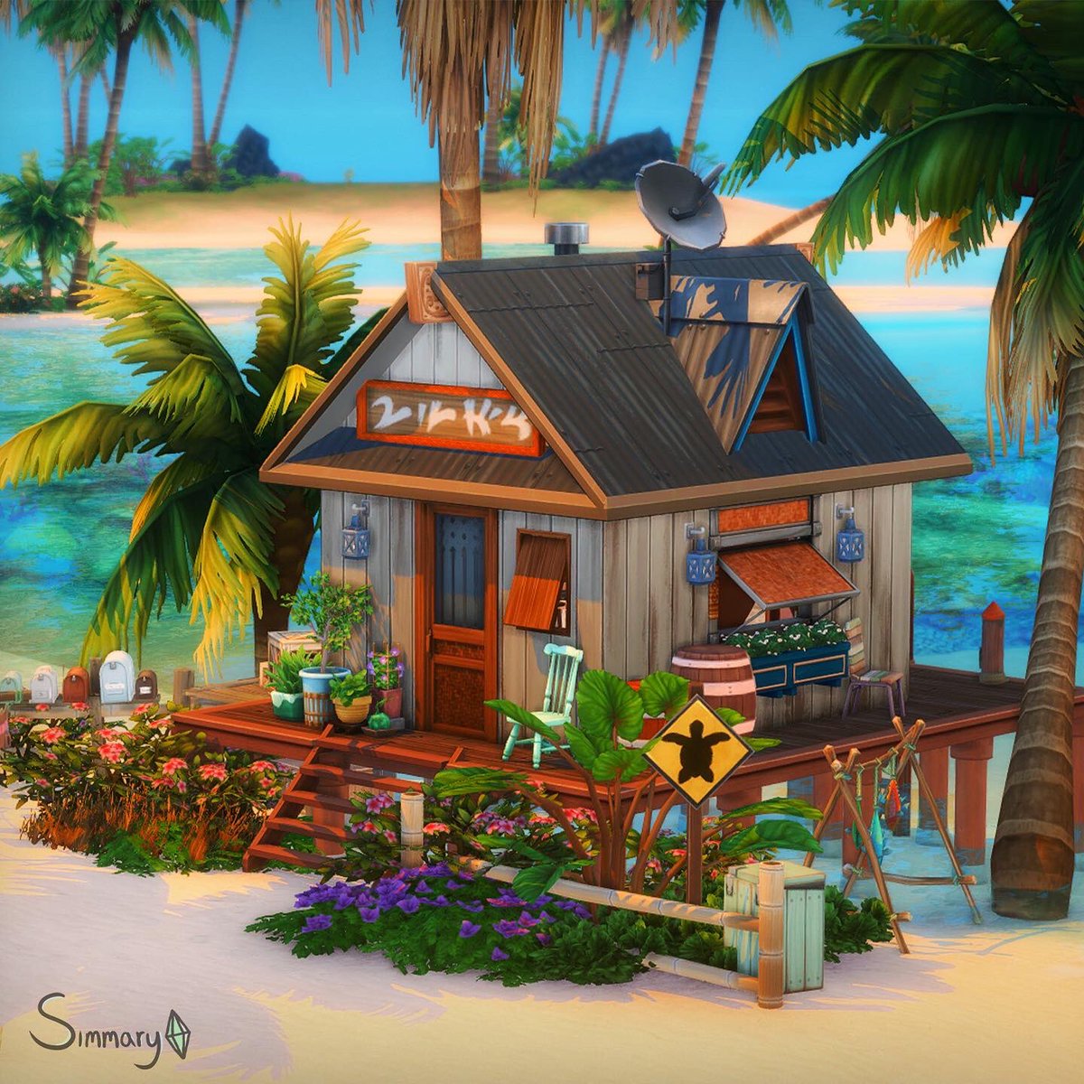Simmarysims's tweet photo. 🐠Tiny Beach Shack🐠
A little home in Sulani for a fisherman☺️
Speedbuild✨
https://t.co/XBj2xIURGF
#TheSims4 #ShowUsYourBuilds #EA #Maxis #SimsCreatorsCommunity @SimsCreatorsCom @some_simlish @simsshare @simsfederation #SupMag #sfbuildshow @TheSims https://t.co/1ZW3BmDltZ