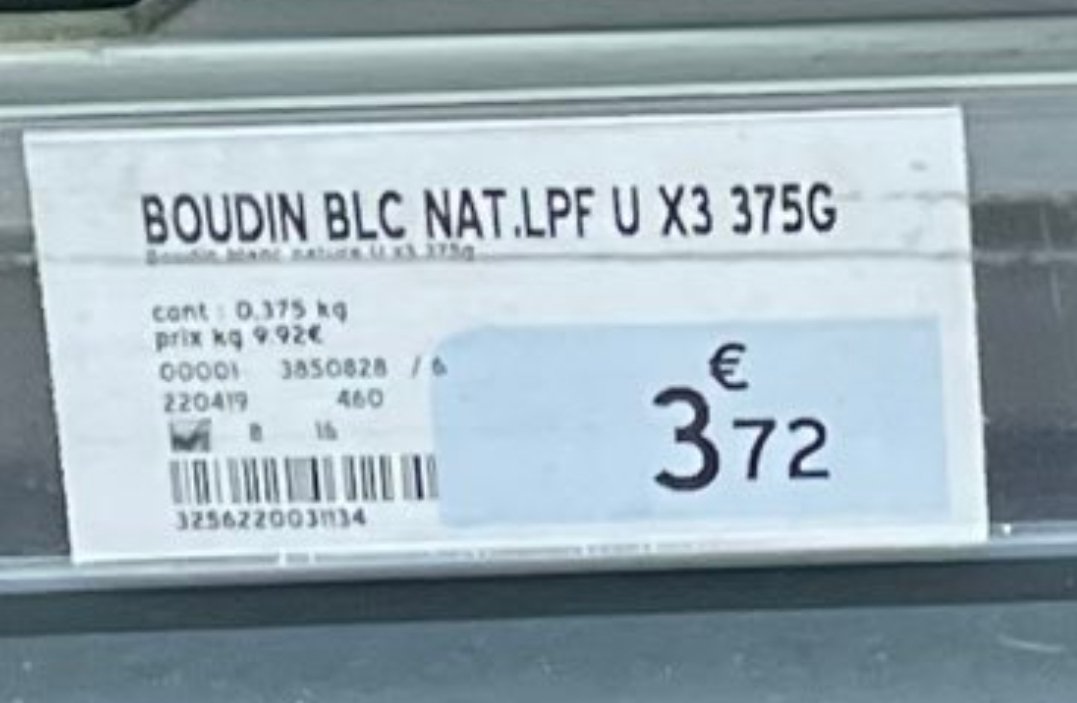 sandruisseau's tweet image. On ne vous dérange pas trop @ULesCommercants ? Ça va le racisme systémique ? Votre boudin blanc est 49% plus cher que votre boudin noir ! Honte à vous, vous perpétuez un système d&apos;oppressions systemiques post-coloniales