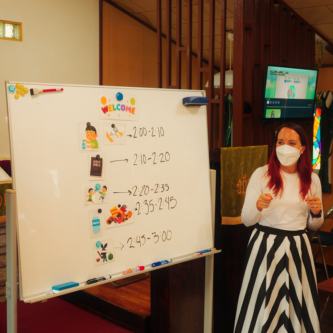 kingdomworkers's tweet photo. Our Autism &amp; ADHD Support program in Japan wrapped up summer in a sweet way. 

Kids got to smash watermelons 🍉 (the Japanese version of hitting a piñata), and parents got to learn how to set up a fun, interactive schedule for their kids that involves spending time in the Word. https://t.co/k5Np5vters
