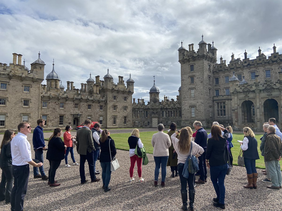 ClareSturla's tweet photo. Fantastic @ScotLandEstates Walk and Talk @FloorsCastle today focused on visitor management/experience. A great deal of insight and knowledge shared on how they have created such a successful visitor attraction. https://t.co/nT3FrpdC31