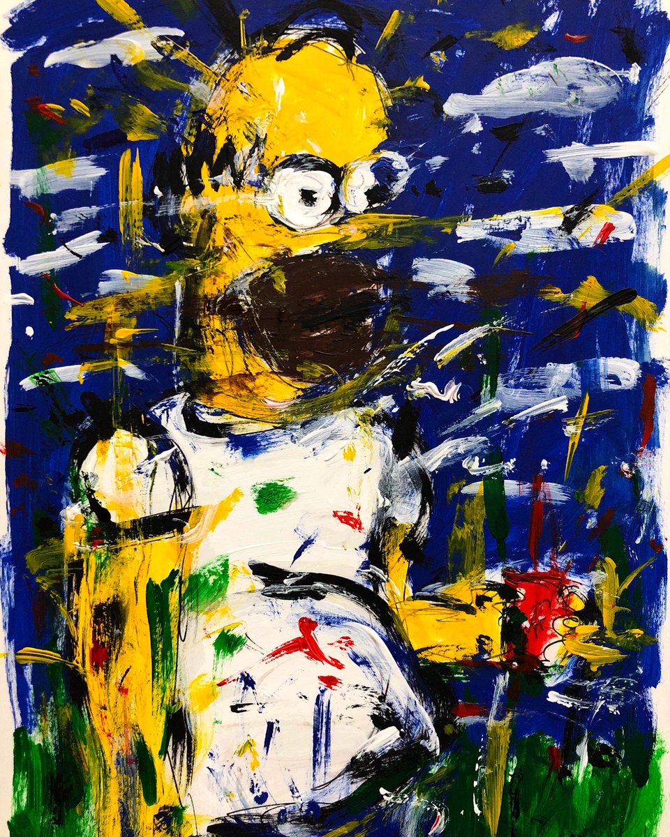 Sizif70059353's tweet photo. Homer 
#art #artwork #illustration #abstractart #surrealart #surrealillustration #nft #nftart #expressionism #abstractexpressionism #painting #drawing #sketch #sketchbook #sketching #simpsons #simpson #simpsonsart #simpsonart #homersimpson https://t.co/KSxPpqm9Vp