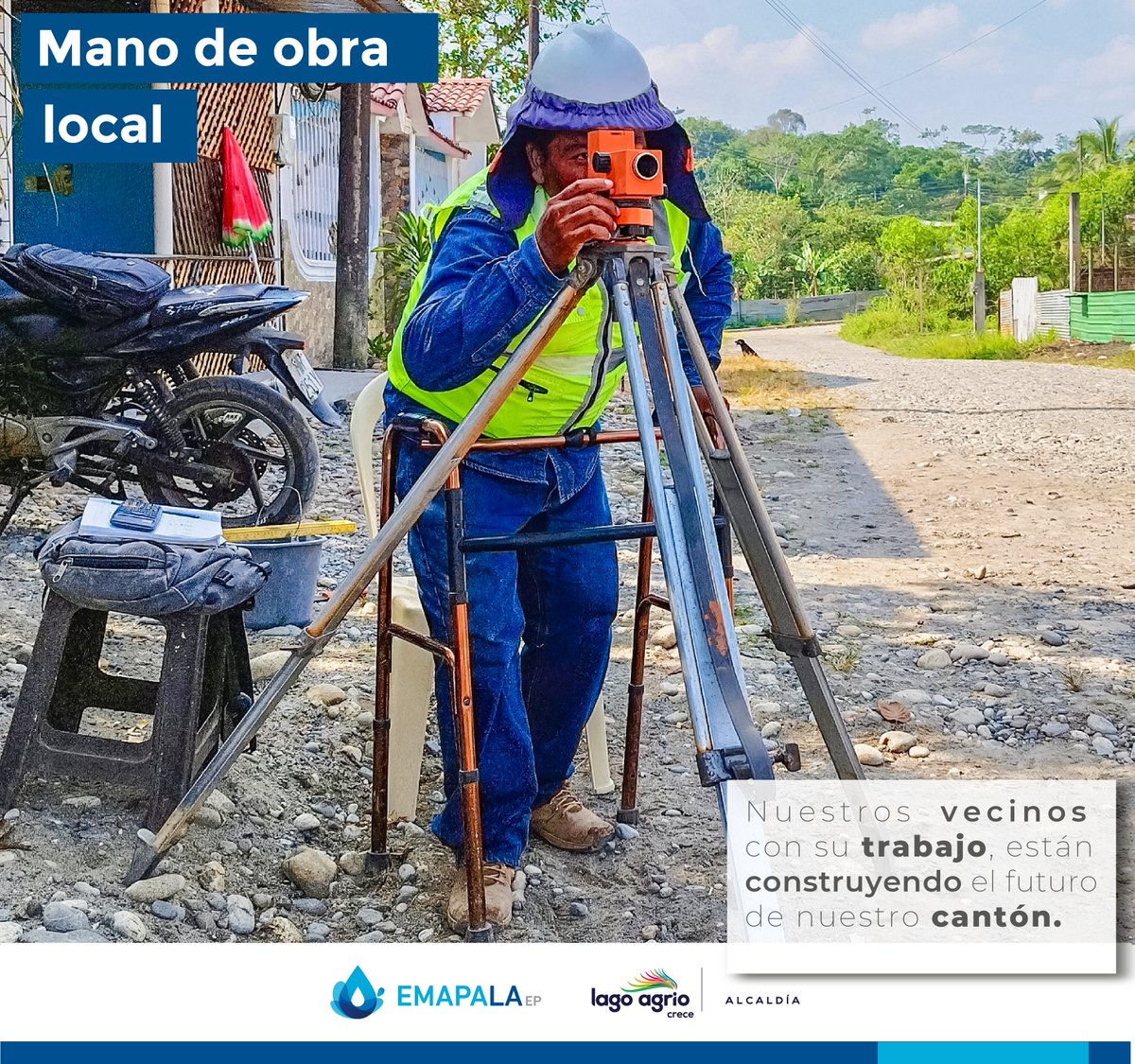 EmapalaE's tweet photo. ✔️En cada proyecto de la Alcaldía y #EMAPALA, utilizamos la #ManoDeObraLocal.
🚧En el barrio 14 de Noviembre, la ampliación del alcantarillado la estamos haciendo con el trabajo de nuestros vecinos.
¡Generamos desarrollo 𝐩𝐚𝐫𝐚 𝐧𝐮𝐞𝐬𝐭𝐫𝐚 𝐠𝐞𝐧𝐭𝐞! #LagoAgrio #Sucumbíos https://t.co/PJH0jCgtWj