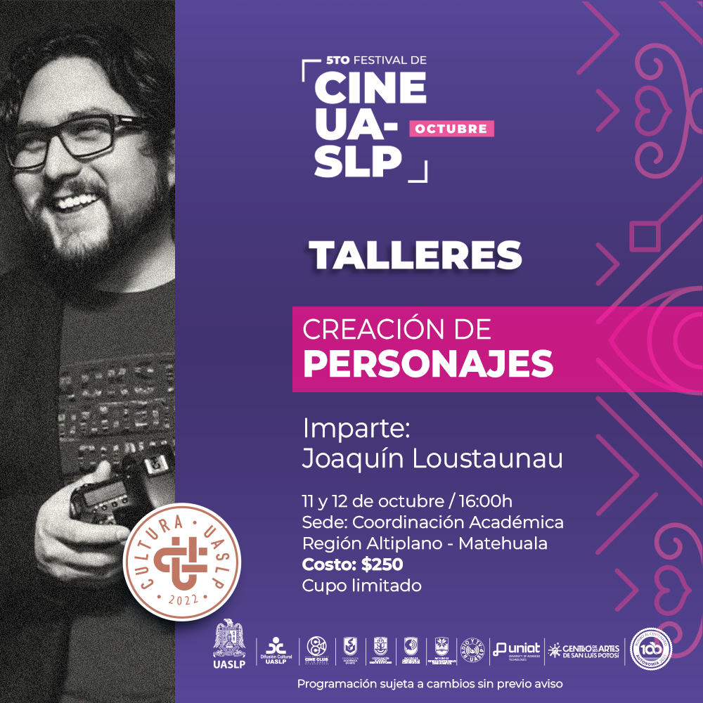 CineUASLP's tweet photo. ¡Talleres listos! 🤓🎬
Inscripciones a partir del día 10 de septiembre
🔍 Consulta toda la información aquí: https://t.co/eaxbas4qEl
Parte 2.
.
#5toFestivaldeCineUASLP #CineUASLP #FestivaldeCineUASLP #CulturaUASLP #CineClubUASLP #UASLP #cine https://t.co/3mxn0R2w1C