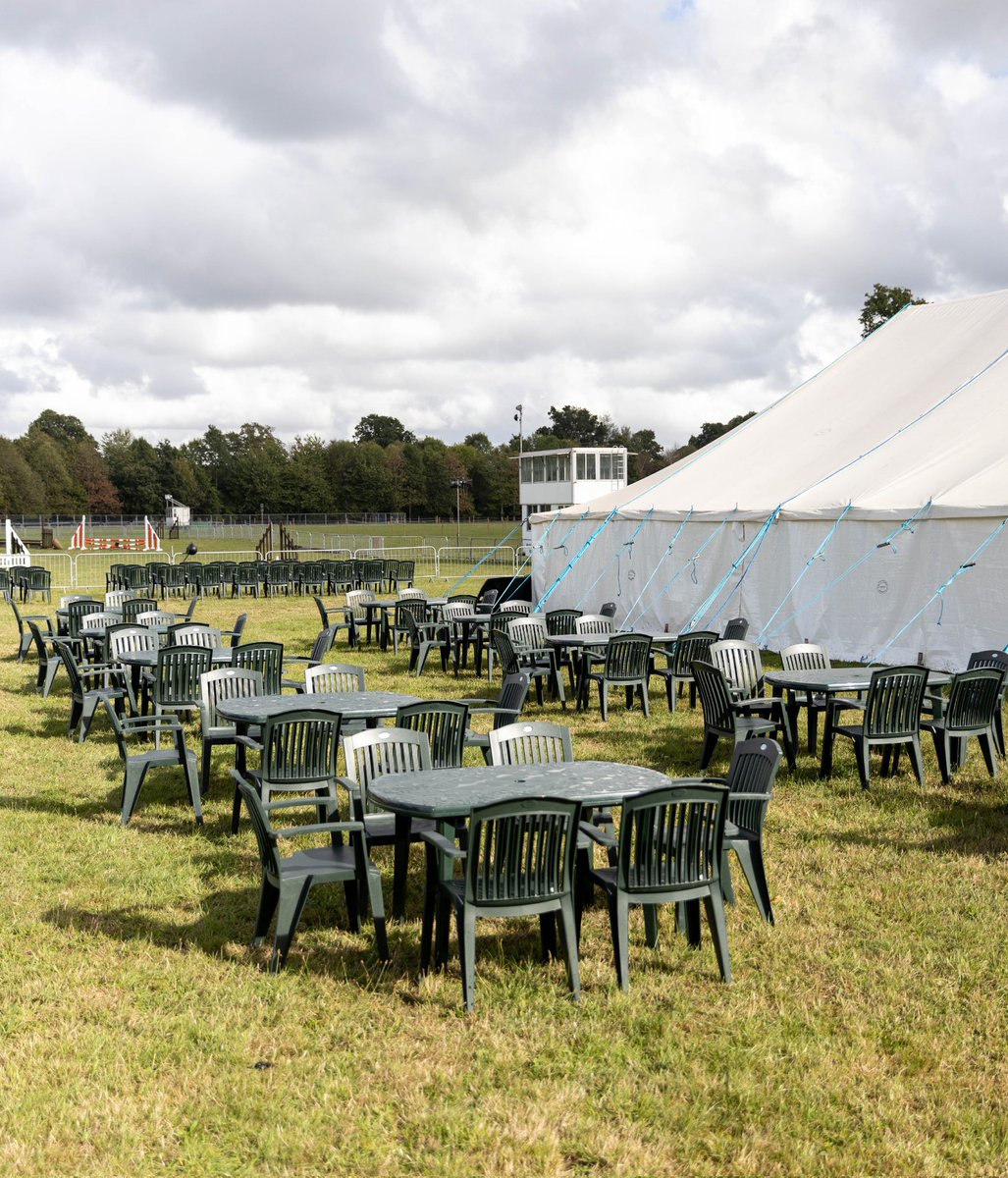The showground is looking great, plenty of grass too!

Members Area taking shape today, looking forward to seeing this full on Saturday! 😍 

📸 by James Randell