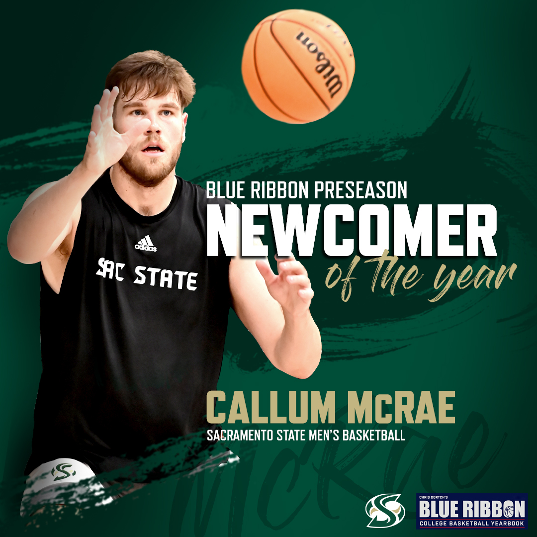 Congratulations to <a href="/c_mcrae15/">Callum McRae</a>, who has been named the Big Sky's preseason newcomer of the year by Blue Ribbon Yearbook. #StingersUp