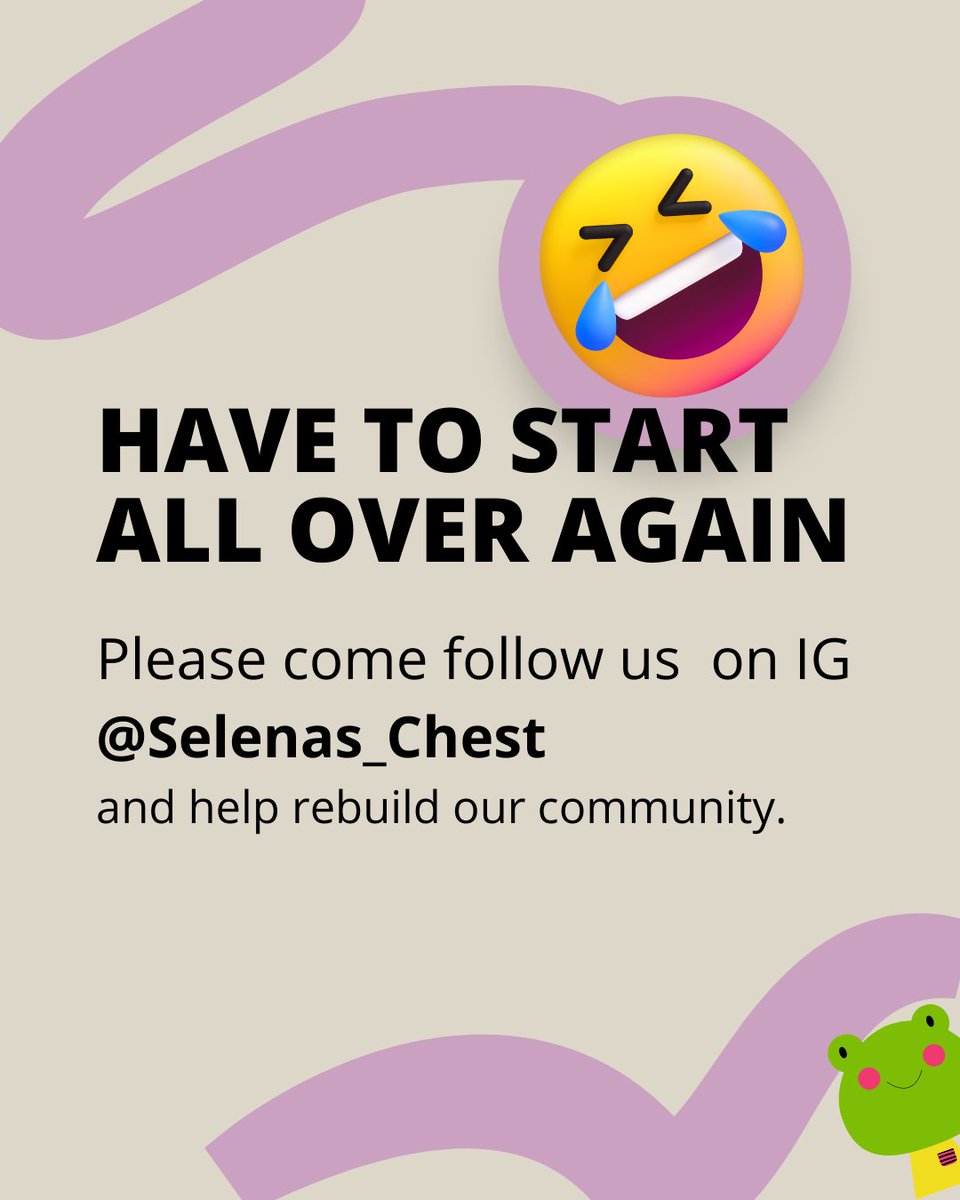 Selenas_Chest's tweet photo. After 33 months, 700+ followers and lots of fun today we start from scratch over on Instagram 🥲

Please come give us a follow at https://t.co/ZBPo0nvCqA and be part of rebuilding our community ❤️

#MHHSBD #MakersNBakers #TheCraftersUK #shopsmallbusiness #HandmadeHour https://t.co/cZJhom8vls