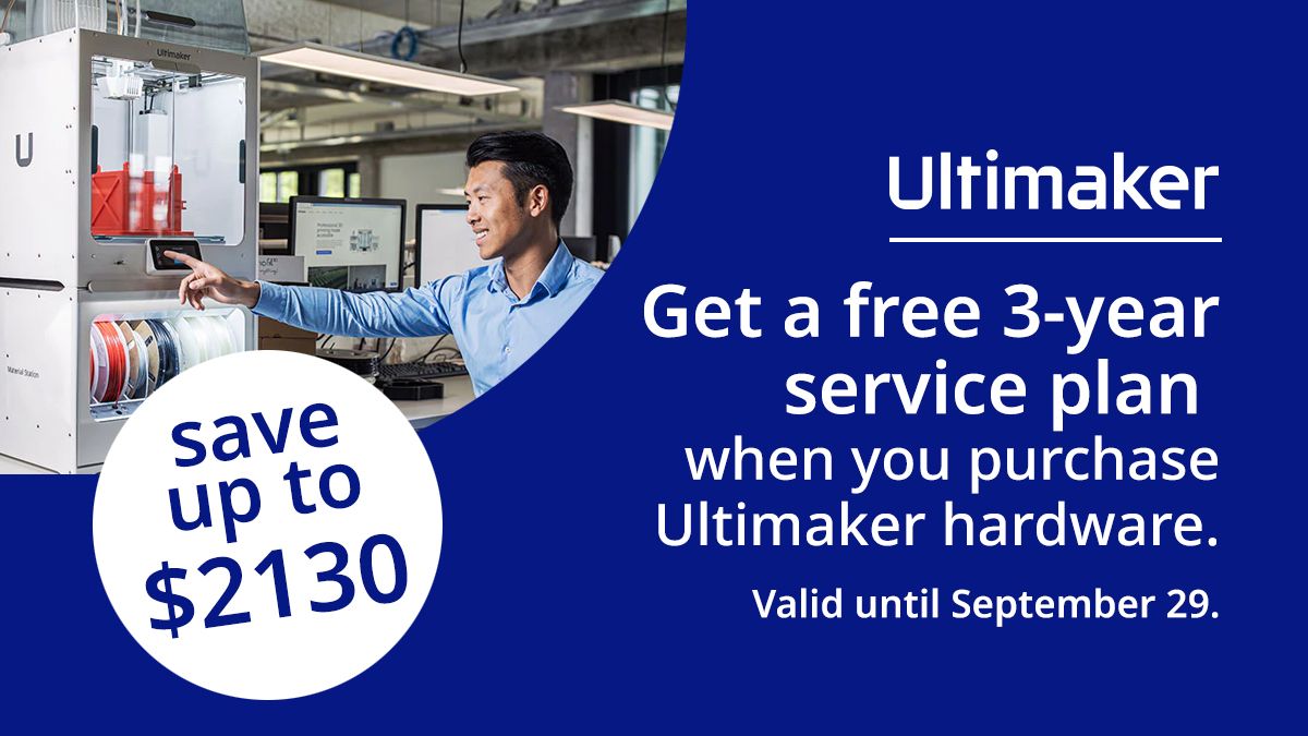 VoxelFactory's tweet image. ⚠️FOR A LIMITED TIME ⚠️
Get a FREE 3-year service plan when you purchase @Ultimaker hardware!
More informations ⬇️ 
voxelfactory.com/blogs/news/ult…

#3dprinting #3dprints #3dprinter #3dprinted #3dtechnology #3dprinters