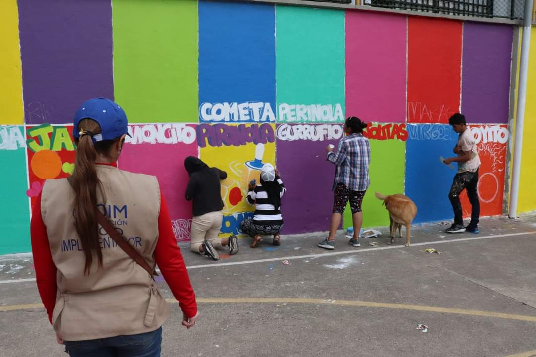 corprodinco1's tweet photo. Avanza la iniciativa de muralismo para embellecer espacios de la comuna 14 #Morrorico en la ciudad de #Bucaramanga gracias al apoyo de @OIMColombia con fondos de #Corea el resultado es maravilloso a través de la integración comunitaria entre 🇨🇴 🇻🇪 https://t.co/fpoCSAHVaF