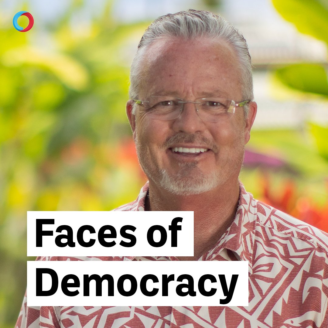 IssueOneReform's tweet image. This is Neal. He's a photographer and painter. He’s also a former election official who's worked to safeguard our democracy. Now, it’s up to us to support him and election workers across the country.
#FacesOfDemocracy