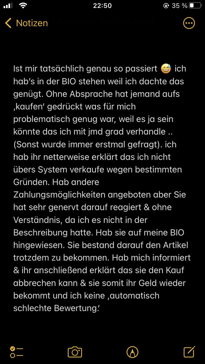 IsabelleKlm's tweet photo. @Teaandcookies4 Meine Antwort war zu lange, sorry! 😁 Sie hat es dann auf meinen Wunsch abgebrochen &amp; es kam nichts mehr. Tut mir leid das du direkt angemotzt worden bist, man kann definitiv nett darauf hinweisen 😐 https://t.co/fUJPllteHJ