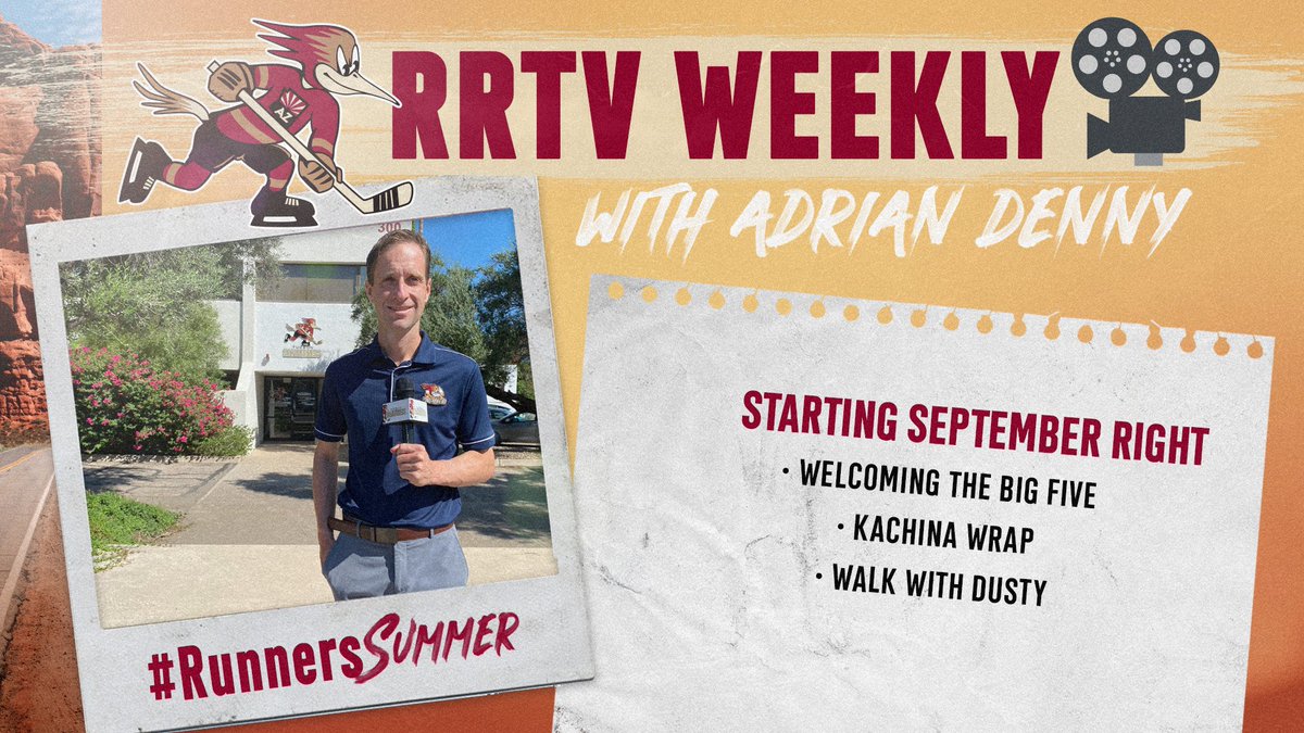 RoadrunnersAHL's tweet photo. Hello September ✨
➡️https://t.co/lL5rCAC2zt
#RunnersSummer https://t.co/Q1kL84BKMn