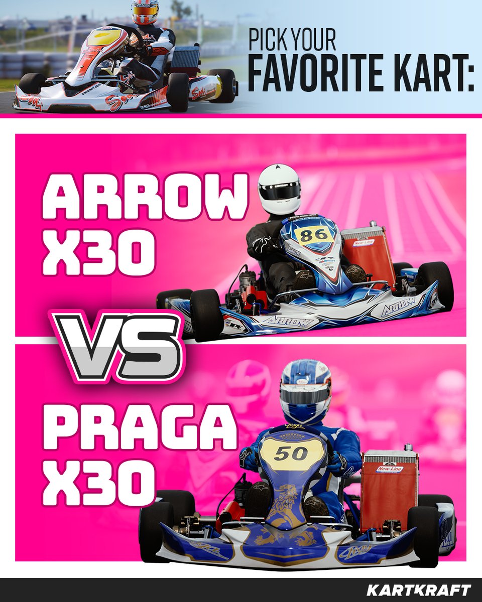 Which one would you rather race use in KartKraft? Let us know why in the comments! 👇