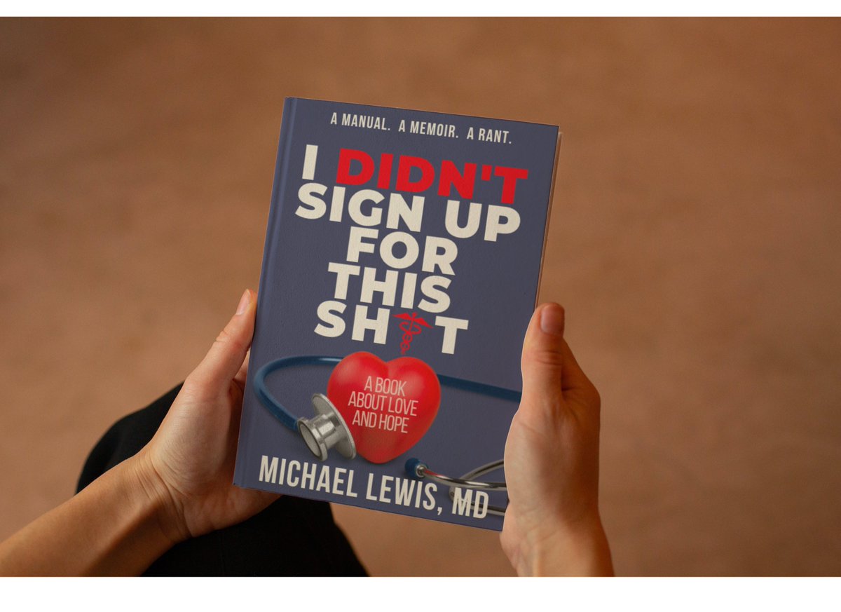 MichaelLewisMD's tweet photo. Looks like we may have a new cover.  Better now than later :) https://t.co/8KyDzio8d2