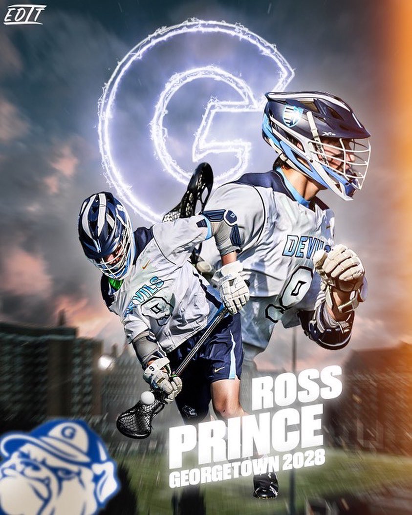 Ross Prince (@rossprince9) on Twitter photo Excited to announce my commitment to <a href="/HoyasMLacrosse/">Georgetown MLacrosse</a> thanks so much to everyone who has helped along the way! Excited to announce my commitment to <a href="/HoyasMLacrosse/">Georgetown MLacrosse</a> thanks so much to everyone who has helped along the way!