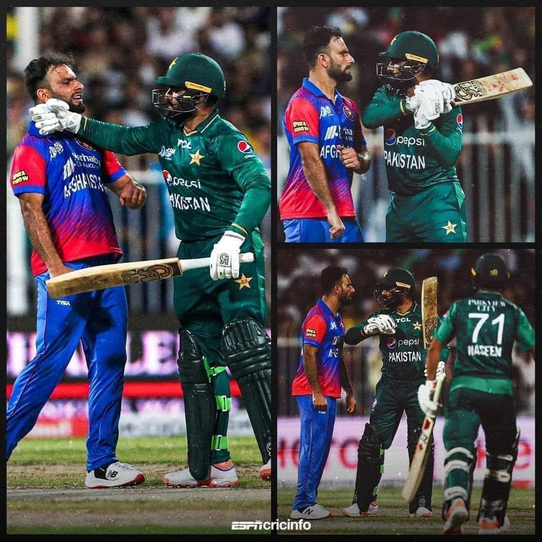 Ahmadaka11's tweet photo. #BanAsifAli ICC - International Cricket Council It’s not the first time this Pakistani cricketer misbehaved on the ground, last time in a match he pointed his bat as Gun &amp; today he was trying to hit Afghan Player with his bat, extremely disgraceful &amp; unethical act of aggression. https://t.co/VDFFOqZF7u