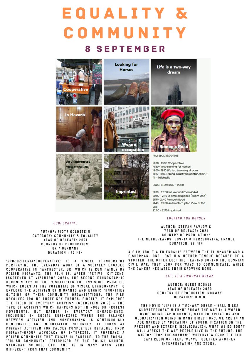 PiotrGoldstein's tweet photo. If you are in #Belgrade tomorrow, 8 Sept, come to see "Spółdzielnia/Cooperative" - my 2nd film of #VisualisingtheInvisible project based @ZOiS_Berlin, to be screened at the #Vizantrop Festival of Engaged #EthnographicFilm 16h at DC Krov, Kraljice Marije 47 https://t.co/xtlb03nniC https://t.co/Js7BWNy1mC