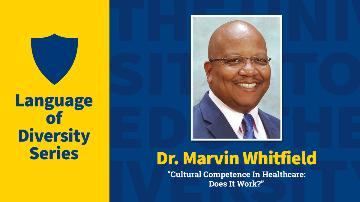 On Thursday at 5: Our Office of Diversity and Inclusion is hosting a Language of Diversity lecture. Dr. Marvin Whitfield, CEO of Big Brothers Big Sisters of Northwestern Ohio, will present 'Cultural Competence In Healthcare.' utoledo.edu/med/events/div… #UToledoMed