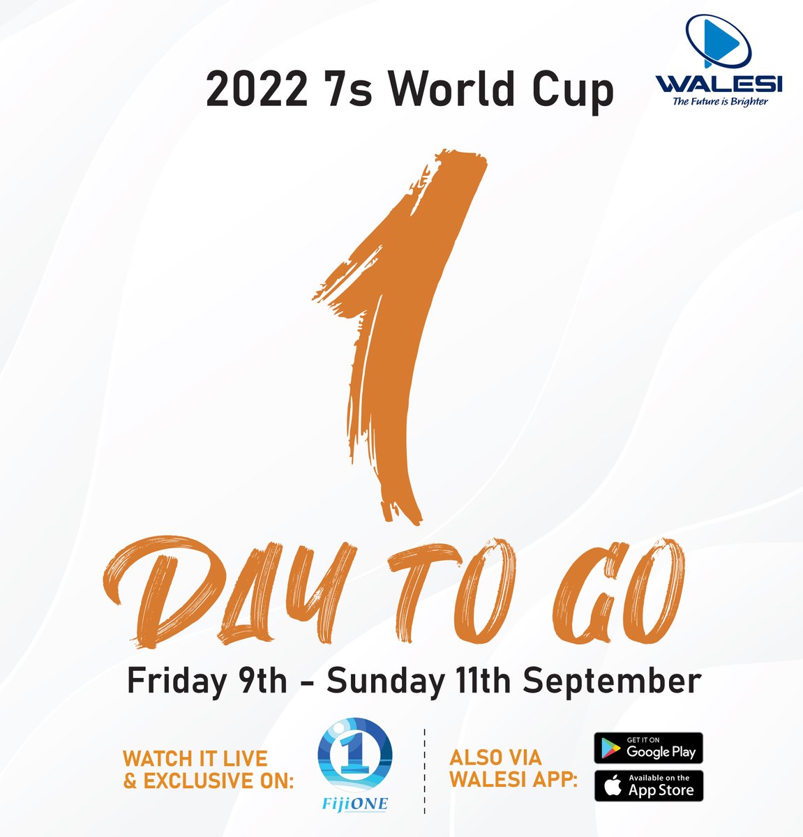 WalesiF's tweet photo. ARE YOU READY 😁‼

The Rugby 7's World Cup starts tomorrow LIVE &amp; FREE via the #Walesi Platform. 

Like and follow our Facebook page to be informed about everything happening around you. 

#WalesiFiji #Walesi #DigitalTV #FreeChannels https://t.co/d3jv9FBchU