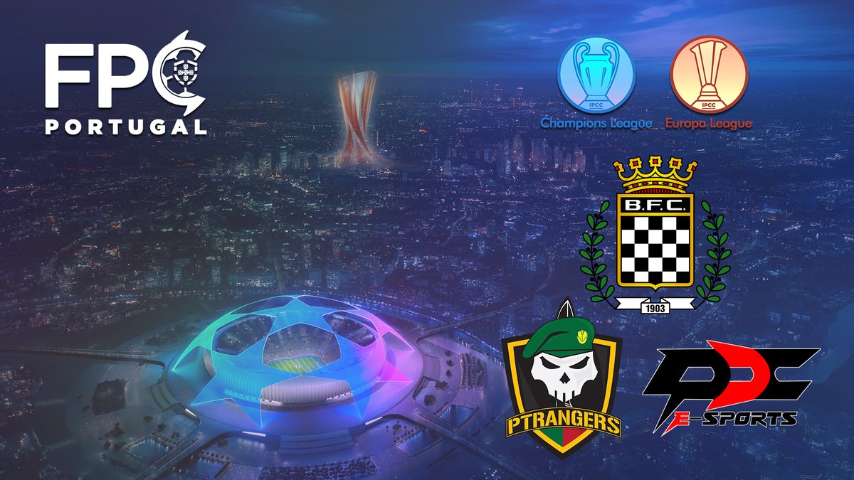 FPCPortugal's tweet photo. A FPC está bem representada nos Quartos-de-Final da Liga dos Campeões e da Liga Europa IPCC.
Boavista FC na 'Champions', PT Rangers e PDC Esports na Liga Europa, são as equipas portuguesas que amanhã procuram mais uma noite gloriosa para Portugal.🍀🇵🇹🙏
#proclubspc #fifa https://t.co/oDvSzTnCUL