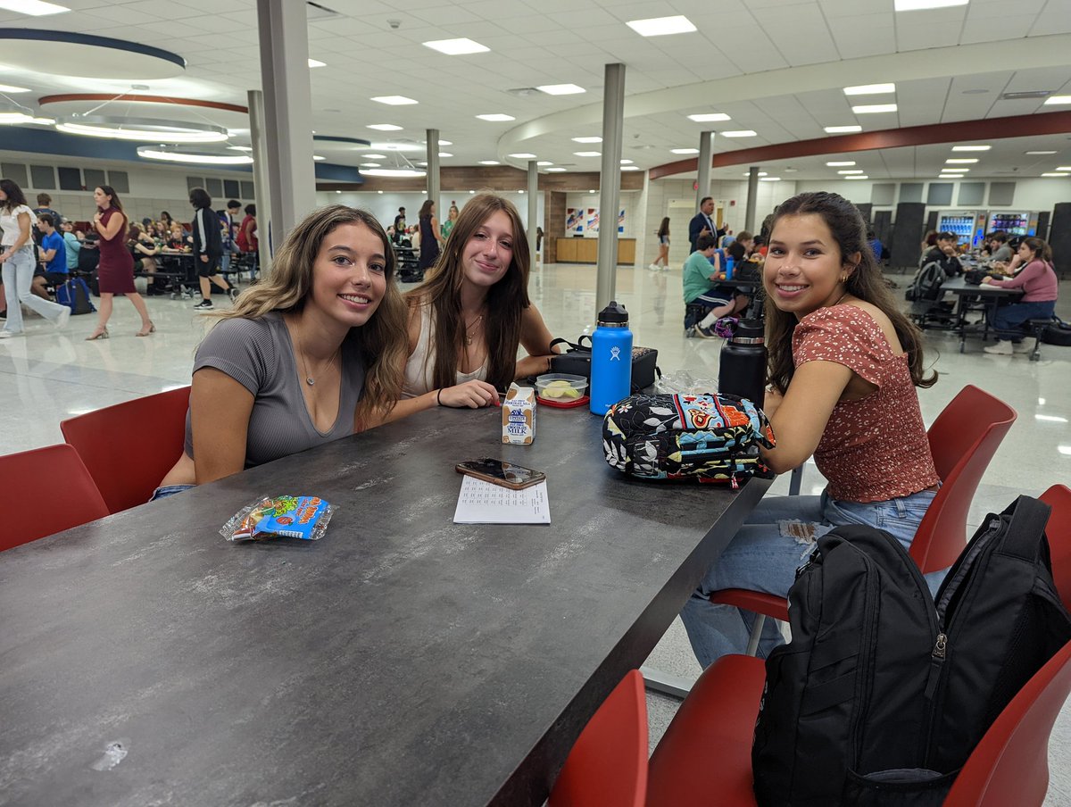 Our NEW cafeteria was open for business today!