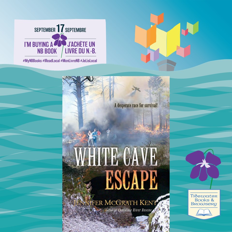 Tidewater_Books's tweet photo. Sept 17th is I'm Buying A NB Book Day, and we are going to spend the next 2 weeks celebrating! #MyNBBooks #IReadLocal 💕🇨🇦📚

Today's Featured #NBLit in-store is  'White Cave Escape' by @hyperbole_me @NimbusPub https://t.co/WtFcBxaVCB #ShopSmall #BuyLocal  #ThinkIndie #ShopIndie https://t.co/MWbZOA5NuI