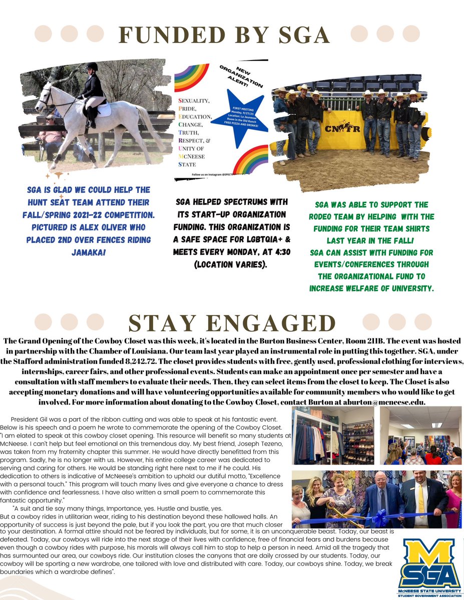 McNeese SGA (@mcneese_sga) on Twitter photo 