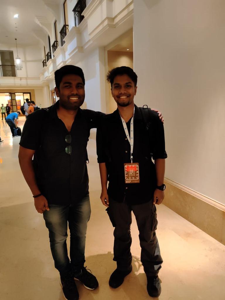 zerodaywo1f's tweet image. Following this God-level hacker on Twitter and LinkedIn to finally meeting him irl! 🤩🤩 Huge respect for you, Anna🙏🙏🙏
Waiting for my #KubernetesGoat stickers 😝😝
#Nullcon #NullconGoa2022 #infosec #appsecco