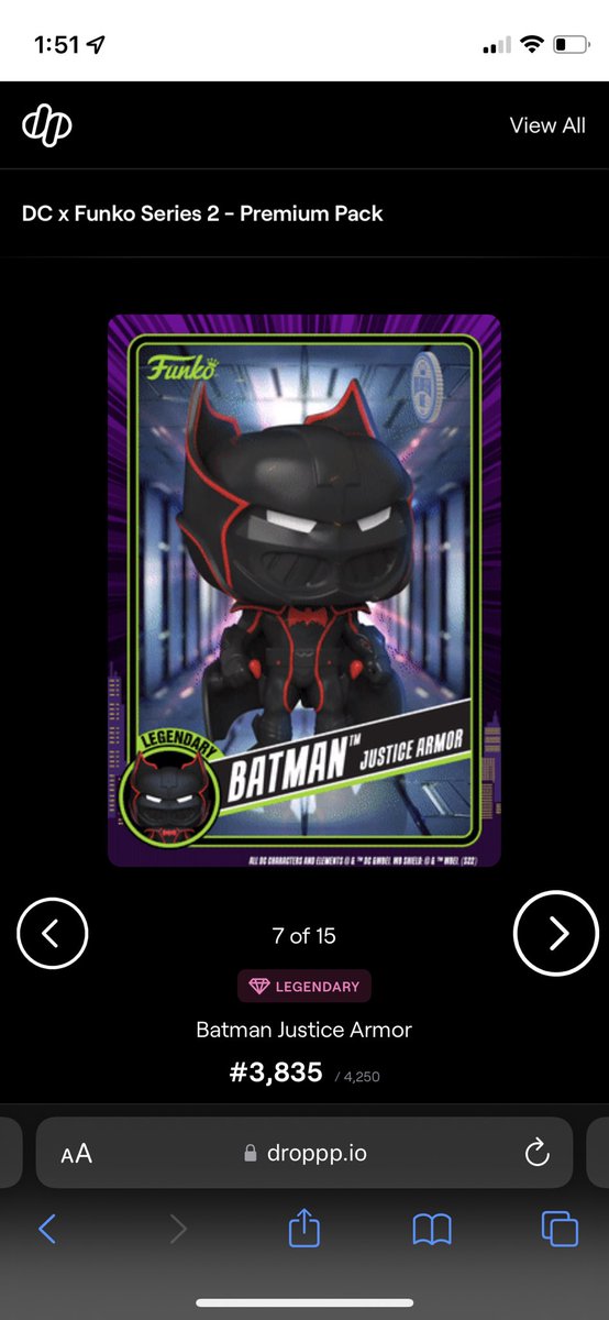 Avengemon's tweet photo. Landed 3 of these and considering doing a giveaway on one. Let me know if that’s something you’d wanna see! #funko #funkobatman #funkonft @funko @JoMomma29 @dj3cb https://t.co/7I92l6Ozrj