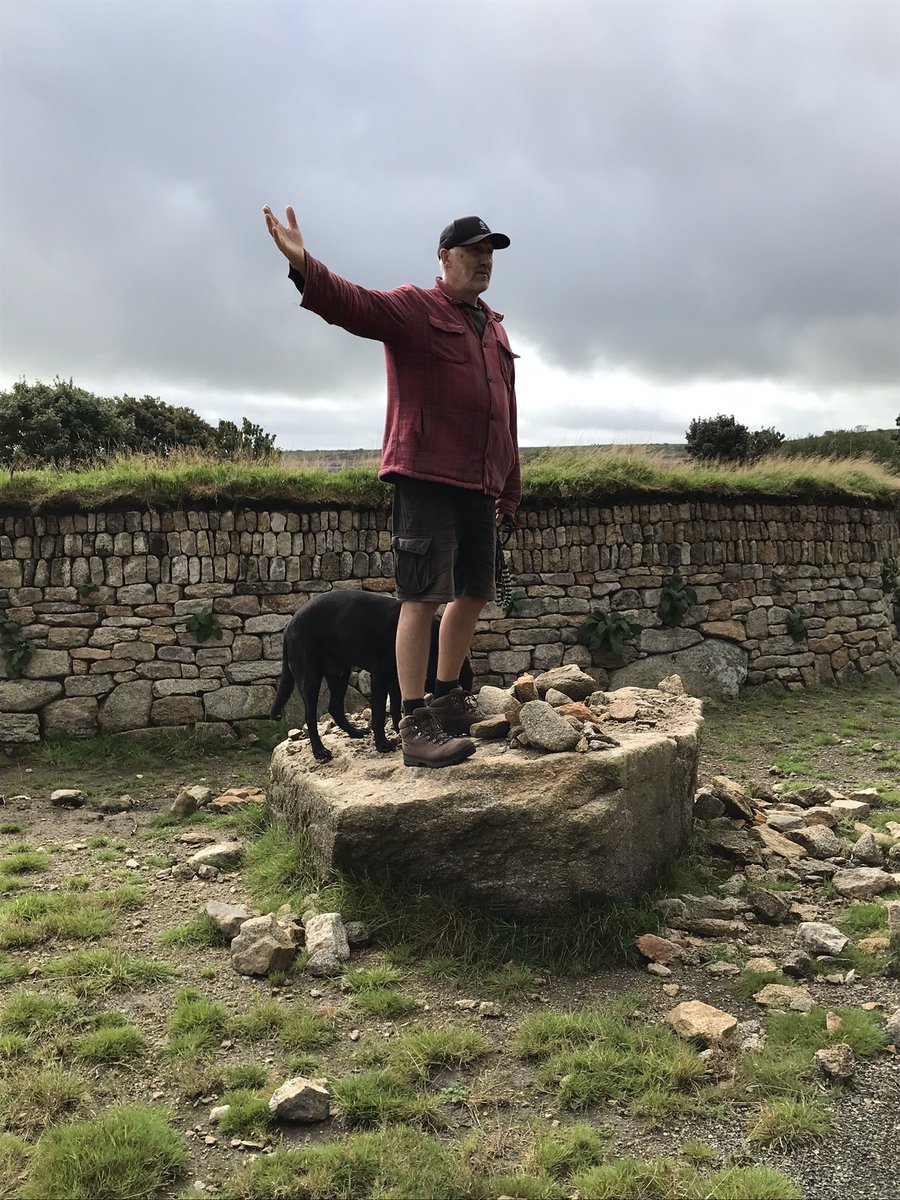 SheilaVanloo's tweet photo. @GoldenTreeUK Brilliant, blustery morning on the moor at Colliford Lake with #WillColeman #DeborahHinton #Morgi #Kerdroya #Cornishhedges #labrynth #ourhistory https://t.co/KiU7kgWTSK