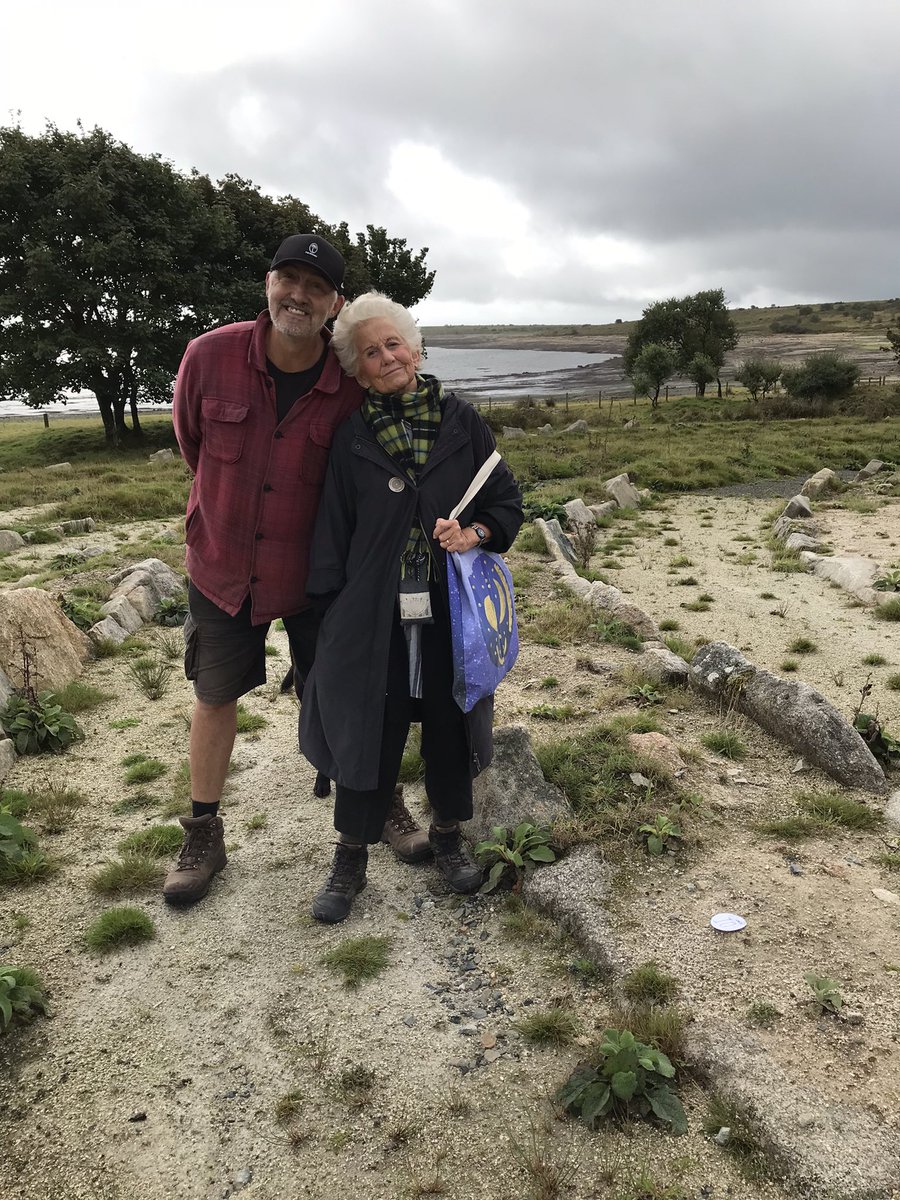 SheilaVanloo's tweet photo. @GoldenTreeUK Brilliant, blustery morning on the moor at Colliford Lake with #WillColeman #DeborahHinton #Morgi #Kerdroya #Cornishhedges #labrynth #ourhistory https://t.co/KiU7kgWTSK