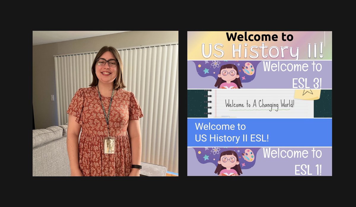 Here’s to year 3! Welcome to ESL 1, ESL 3, US History II ESL, and A Changing World ESL, multilingual warriors!