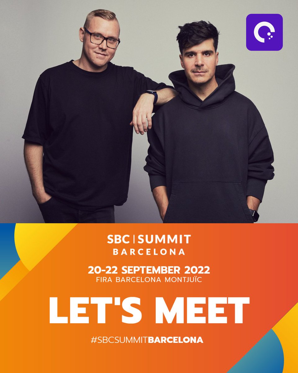 👋 We are attending SBC Summit in Barcelona on September 20-22. Ping our founders @sebkhalighy or <a href="/sounden/">Sounden</a> if you would like to meet up!  <a href="/SBCGAMINGNEWS/">SBC GAMING</a> #igamingindustry #streaming