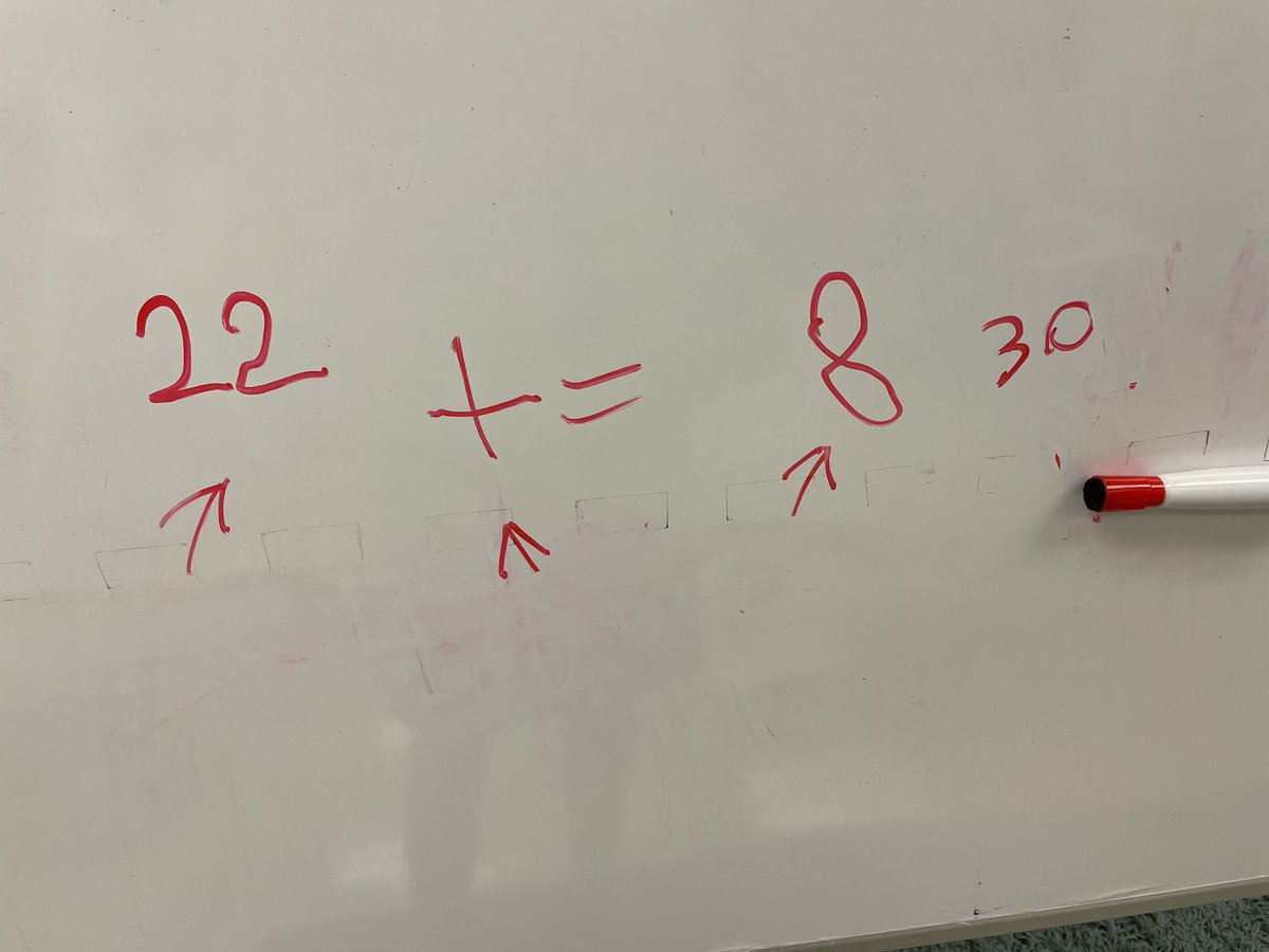 MWhiteMES's tweet photo. 8 heads and 22 feet = 30 animals We’re starting at a place where we see 2 numbers and just add them. During Math Congress we talked about why this isn’t reasonable and we’ll try again tomorrow. #buildingthinkingclassrooms #math #secondgrade https://t.co/5DdHDPAnkK