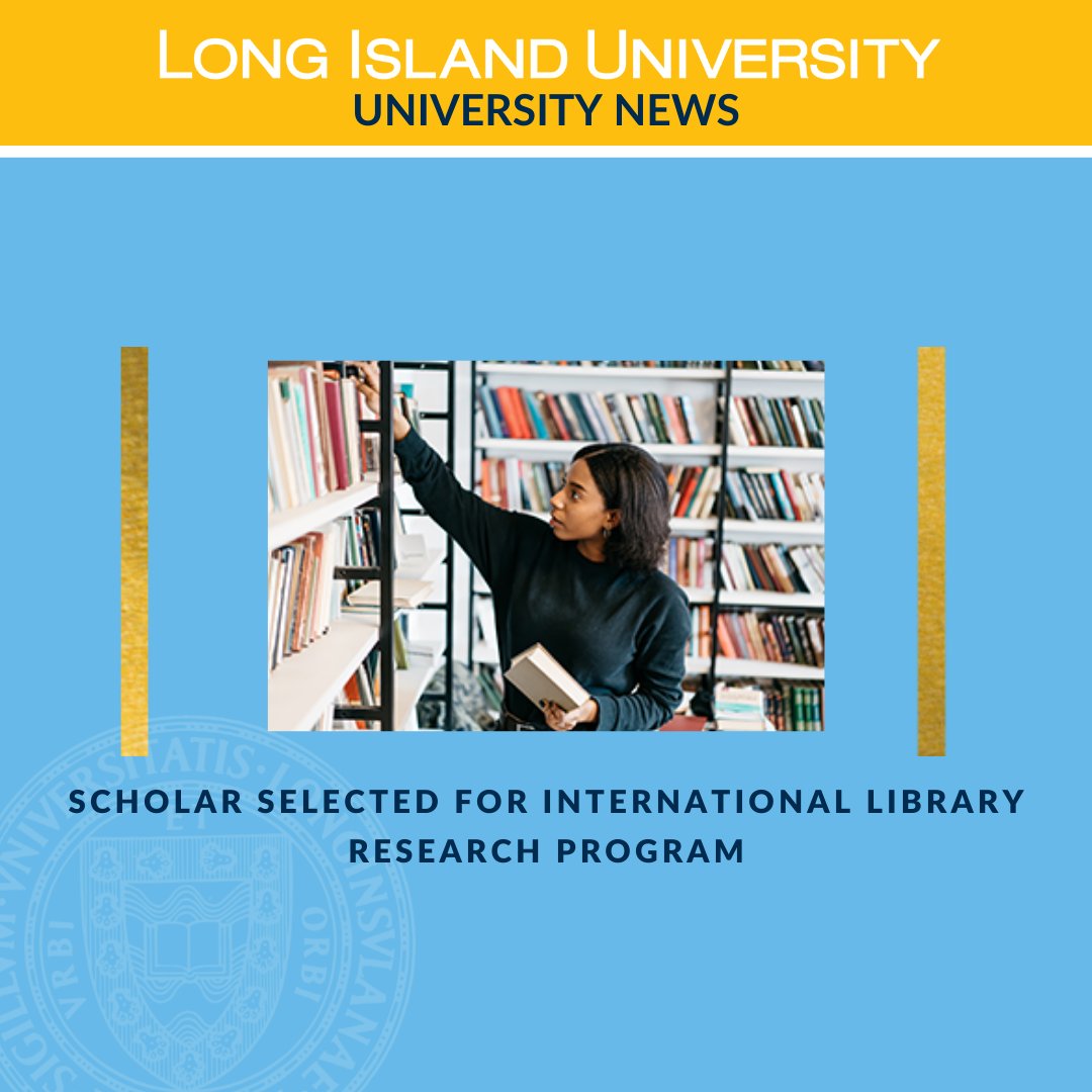 Vita Kurland, a student in the Palmer School of Library and Information Science, was chosen to participate in the 2022-2024 Association of Research Libraries Kaleidoscope Program. 
#longislanduniversity #liu #liusharks