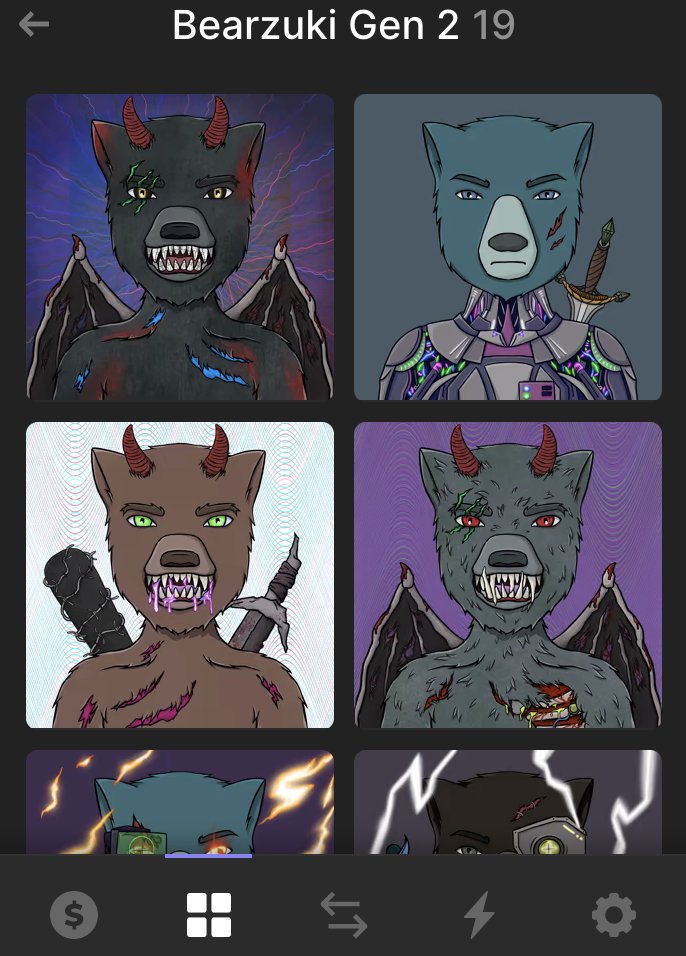 Sksquad20's tweet photo. Just minted these dope Gen2 @BearzukiNFT !! LFGπ
Art is so sick!
#bearzukirevolution https://t.co/igBRpo08RN