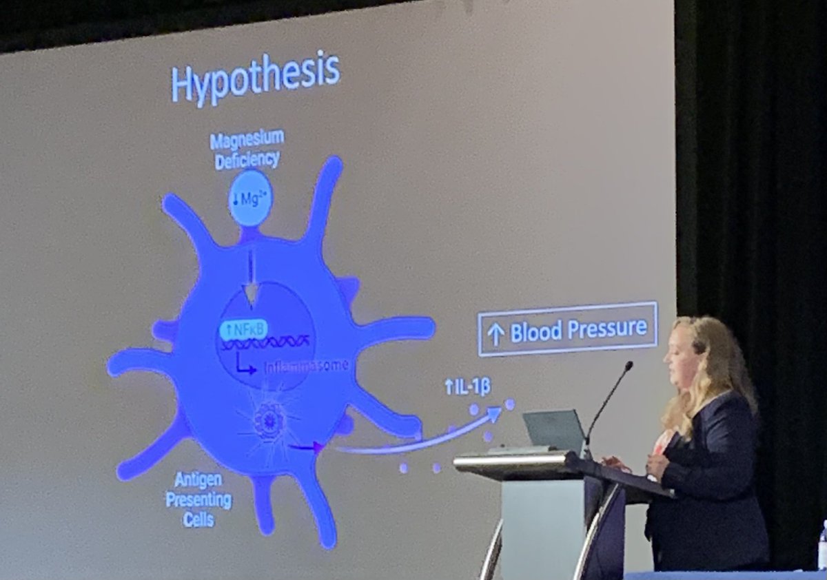 annetkiraboc1's tweet photo. Superb talk by @ashleylpitzer #postdoc #KiraboLab on #DendriticCell specific NLRP3 inflammasome by magnesium in #SaltSensitivity! TAC #Hypertension22 @CouncilonHTN @AHAScience
@JingWu_URMC @CamGMcCarthy @Carmendemigue12 https://t.co/movX3E3egv