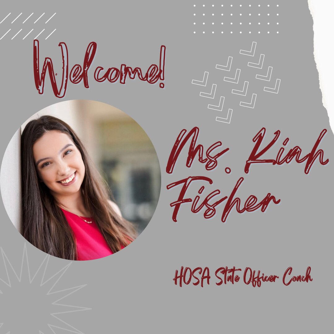 tnhosa's tweet photo. Ms. Kiah Fisher is our new TN HOSA State Officer Coach! Ms. Kiah is currently a junior at Lipscomb University majoring in Theology &amp; Ministry with a minor in Management. She served as the 2019-2020 Reporter Historian and is excited for the many things to come! #tnhosa https://t.co/njpbV8yhE1