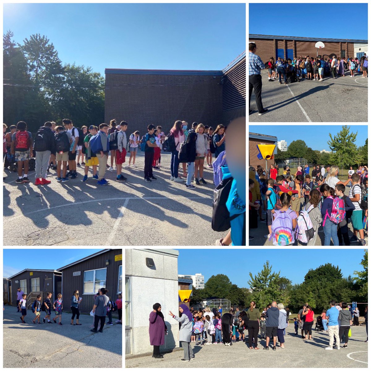 Lots is smiles this morning <a href="/WSherwoodFox/">WSherwoodFox</a> as students were happy to be back for #bestfirstday.  Students were excited to reconnect with old friends and meet some new ones.